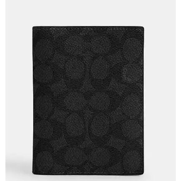 Coach Handbags - COACH SIGNATURE CANVAS PASSPORT HOLDER NWT